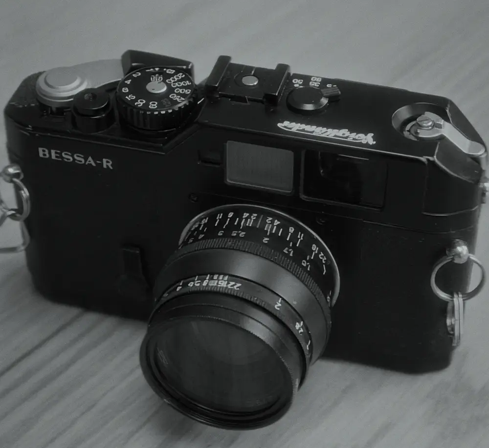 Voigtlander Bessa R with Jupiter 50mm lens